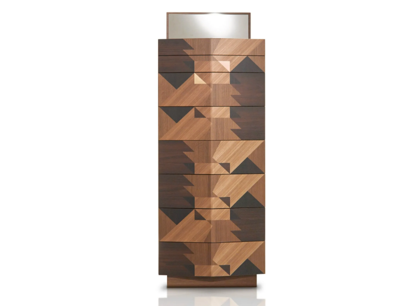 MAGGIO - Wooden chest of drawers by Porro