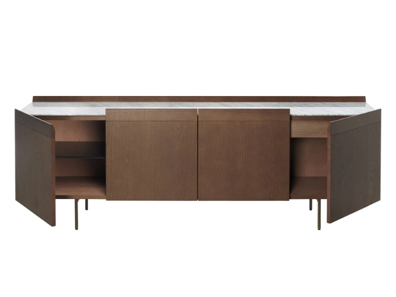 AVANT 884/MB1 - Ash sideboard with doors by Potocco