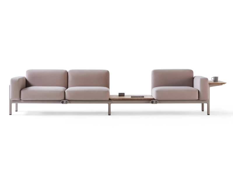 ROSTRUM - Sectional fabric sofa by Prostoria
