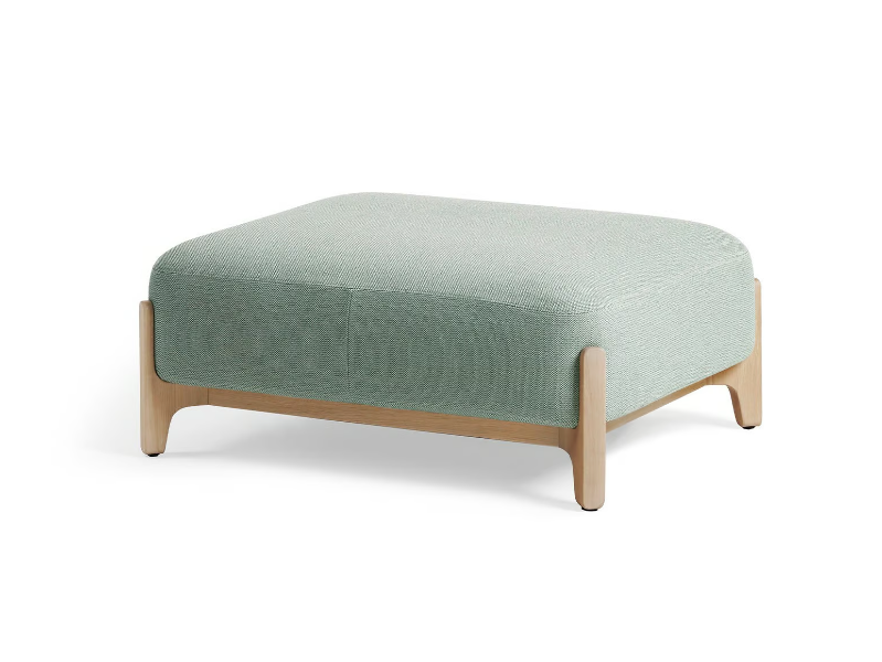 SABOT - Square fabric pouf with removable lining by Prostoria