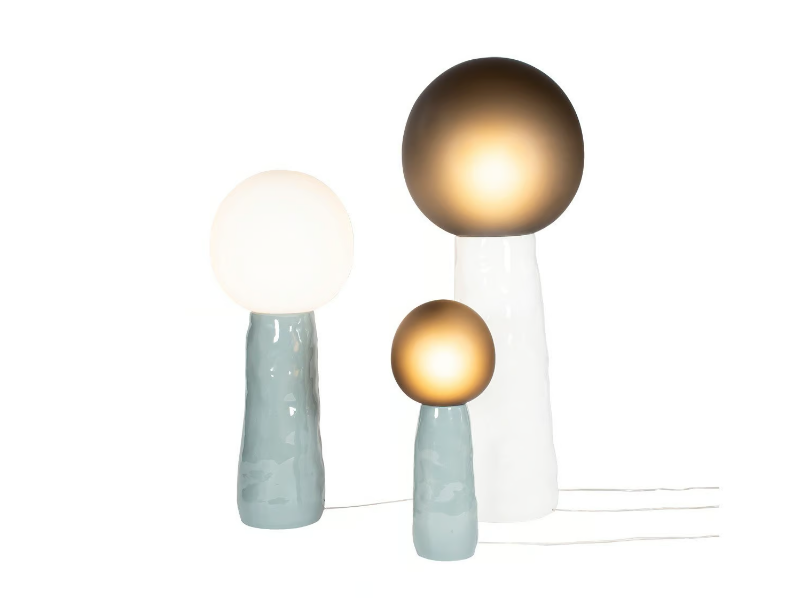 KOKESHI - LED ceramic floor lamp by Pulpo
