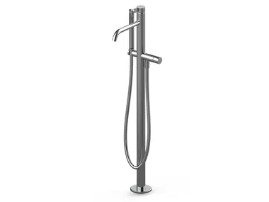 SWING 5930517 - Floor standing single handle bathtub mixer with hand shower by QD Magistro Lab