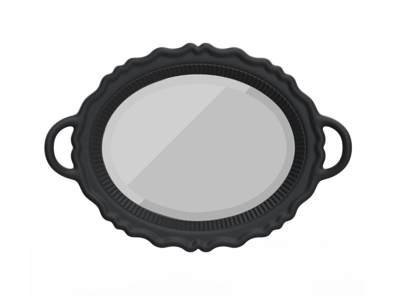 MIROIR - Oval framed mirror by Qeeboo