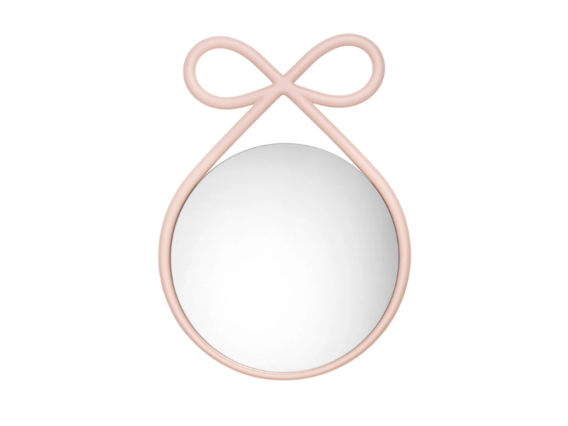 RIBBON - Round wall-mounted polypropylene mirror by Qeeboo
