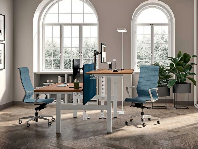 UP&UP - Height-adjustable workstation desk by Quadrifoglio Group