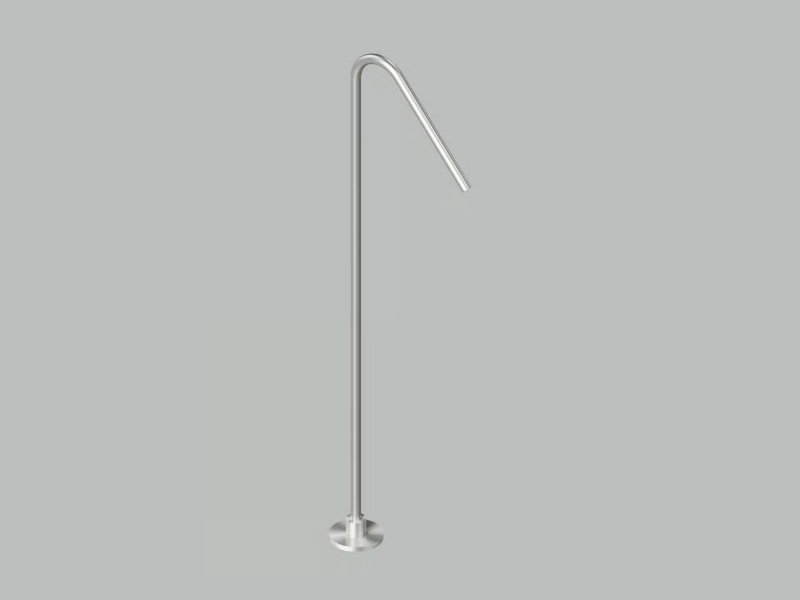 BV021 - Floor standing stainless steel spout by Quadrodesign