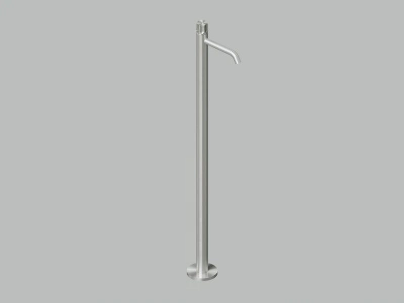 MODO 17 05T - Floor standing stainless steel washbasin mixer by Quadrodesign
