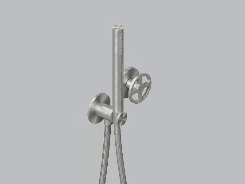 VALVOLA02 20 58 - Hydroprogressive mixer set for bath/shower with hand shower by Quadrodesign