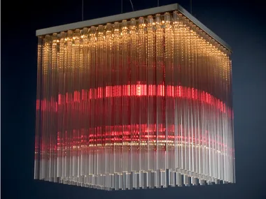 ALISTAIR 80 - Halogen glass pendant lamp by Quasar
