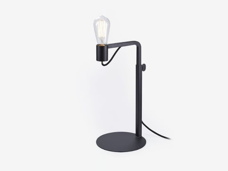 GRAFIT - Handmade height-adjustable metal table lamp with dimmer by RADAR INTERIOR