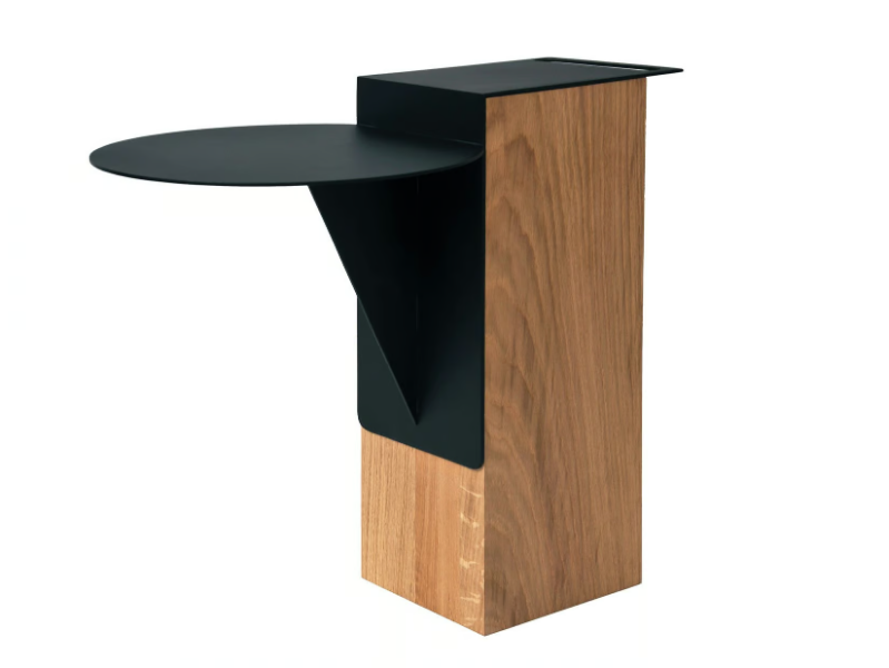 GRAFIT - Oak side table by RADAR INTERIOR