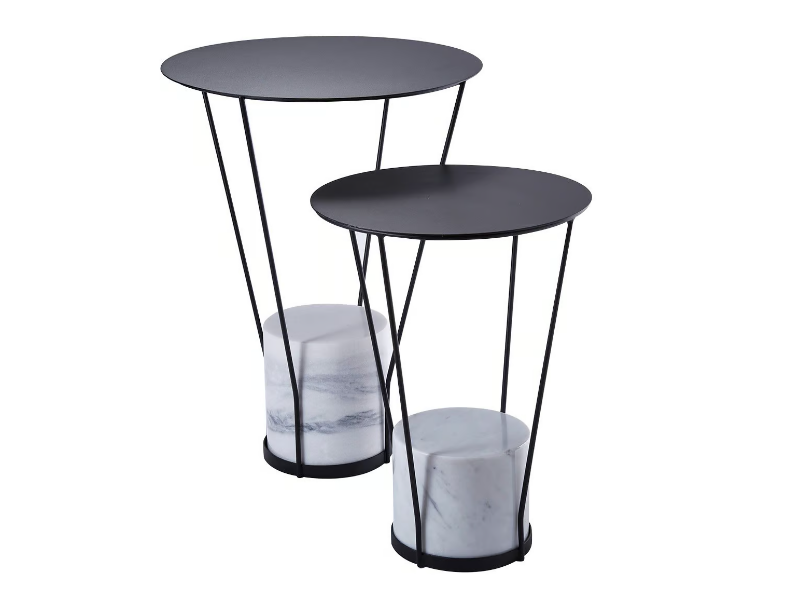 LEST - Round metal coffee table by RADAR INTERIOR