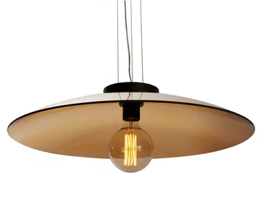ZENITH - Handmade Thermoformed glass pendant lamp by RADAR INTERIOR