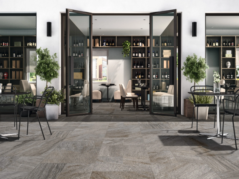 REALSTONE - Indoor/outdoor porcelain stoneware wall/floor tiles by Ragno
