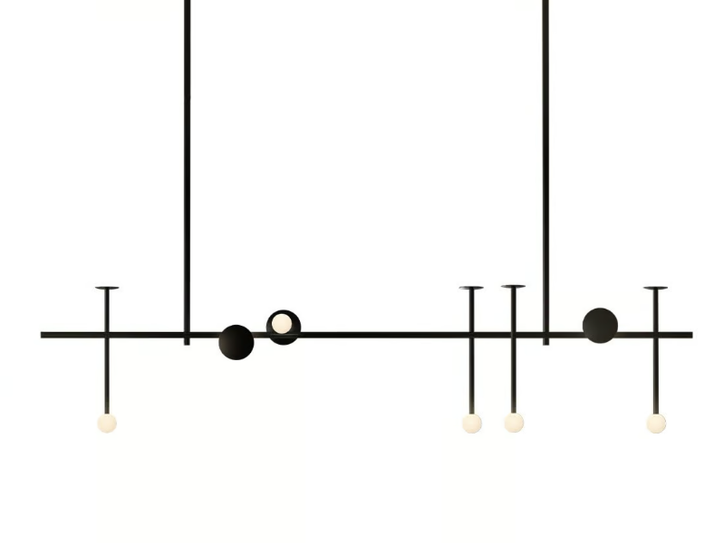 TYPOGRAPHY VELA GANTRY - LED modular metal ceiling lamp by Rakumba