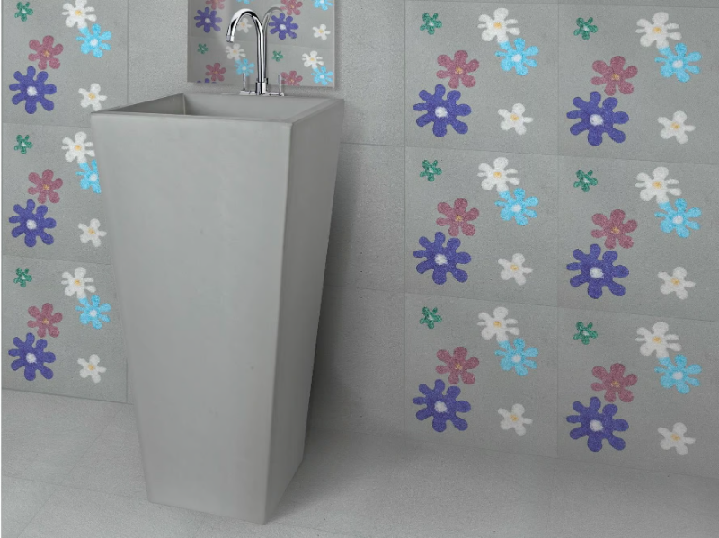 FLOWERS - Natural stone wall/floor tiles by RAMA 1956