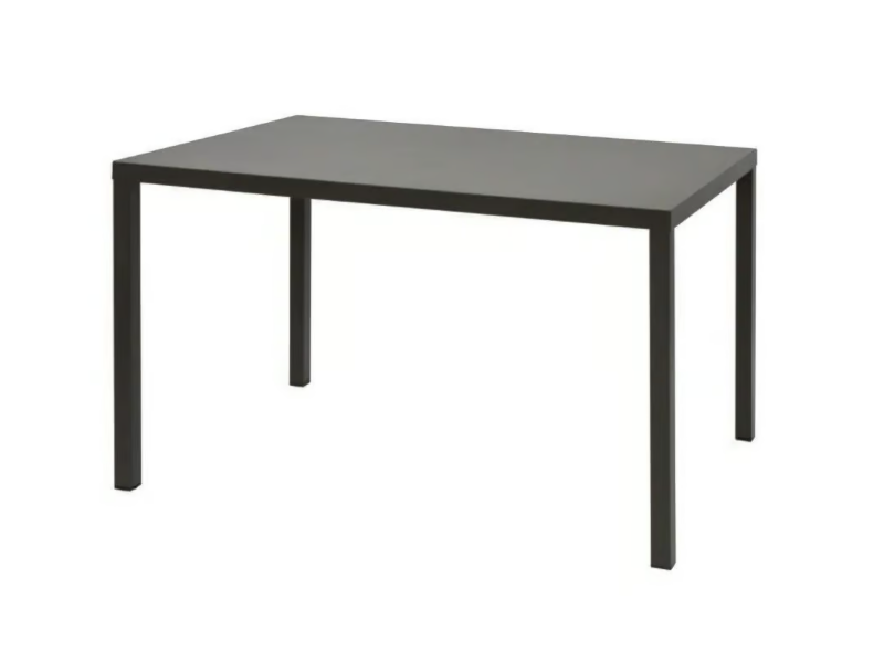 DORIO - Stackable rectangular galvanized steel garden table by RD Italia