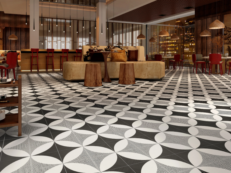 DRAFT - Glazed porcelain stoneware wall/floor tiles by RECER
