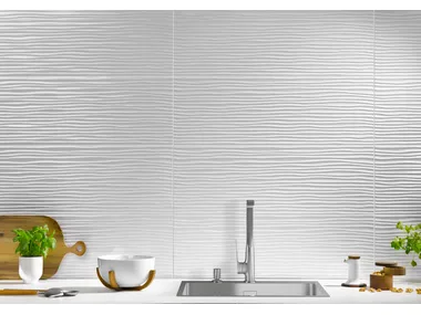 MORE BEND - Indoor white-paste 3D Wall Cladding by RECER