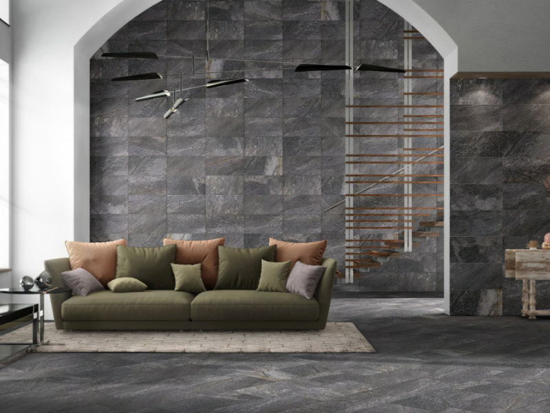 PUKKA - Porcelain stoneware wall/floor tiles with stone effect by RECER
