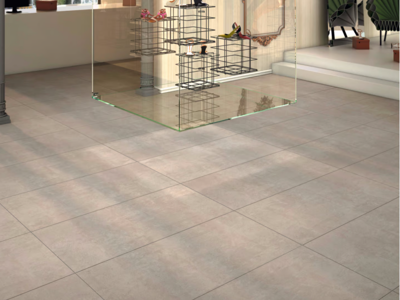 WAY - Porcelain stoneware flooring with concrete effect by RECER