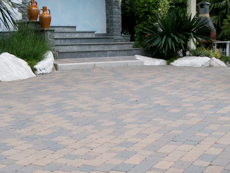 SASSI COMP - Concrete paving block by RECORD BAGATTINI