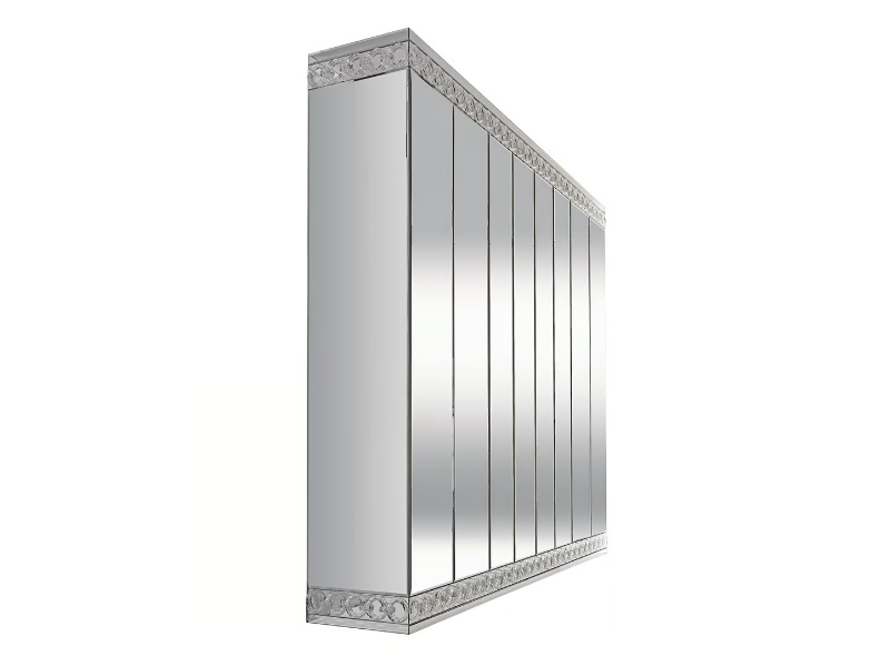 CASANOVA - Sectional mirrored wooden wardrobe by Reflex