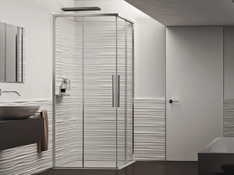 PURO A+A - Corner shower cabin with sliding door by RELAX