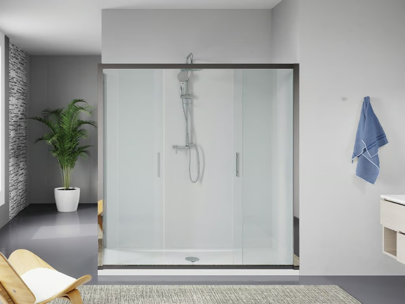 AMERIKA - Shower cabin with sliding door by Remail by G.D.L.