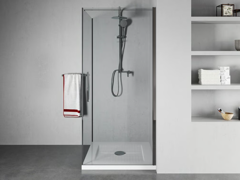 CUBA - Shower cabin with hinged door by Remail by G.D.L.