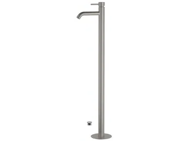 X STYLE INOX - Floor standing stainless steel washbasin mixer by Remer Rubinetterie