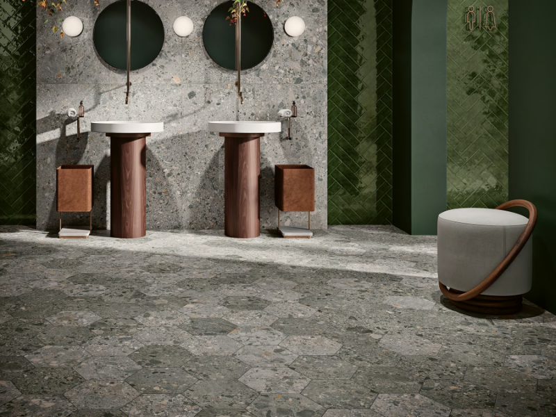 DI ALBA STONE - Indoor/outdoor wall/floor tiles with stone effect by Revigrés