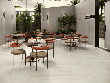 LIGHT XL RULE - Porcelain stoneware wall/floor tiles with concrete effect by Revigrés