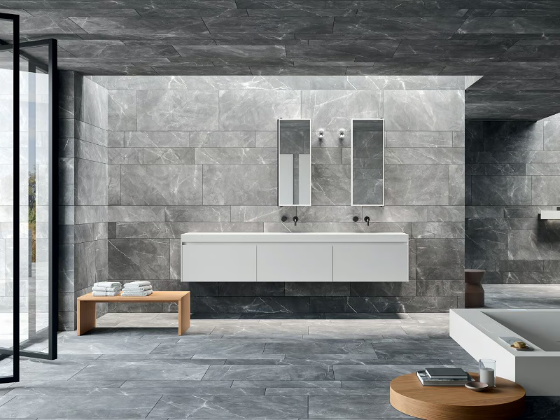 PRIME - Corian® vanity unit with integrated washbasin by Rexa