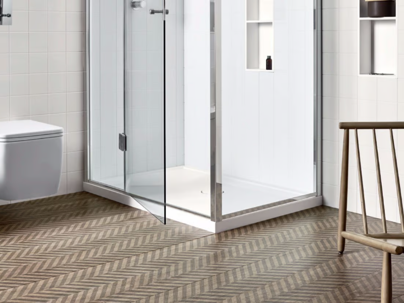 UNICO - Corian® shower tray by Rexa