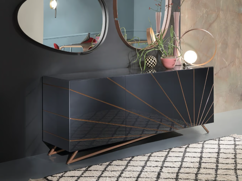 SOLARIS - Sideboard with doors by RIFLESSI