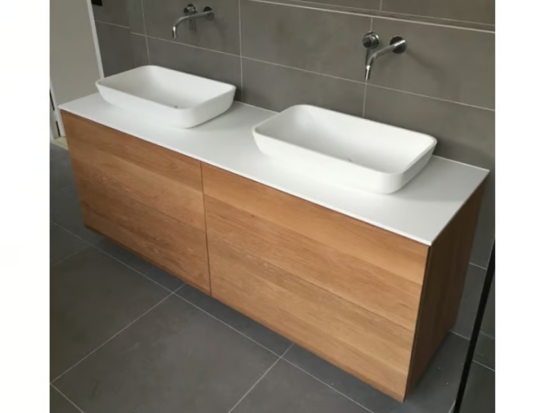 TORONTO - Floor-standing double vanity unit with drawers by RILUXA