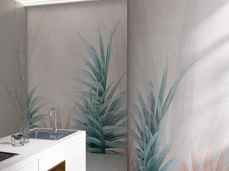 ADORNA - Wallpaper with floral pattern by Rimura