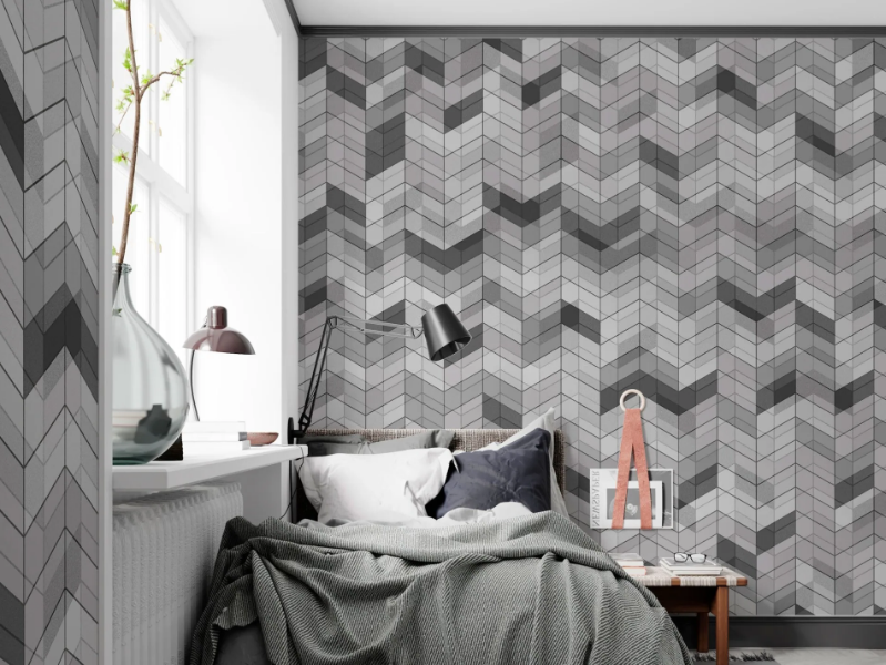 TRIAL - Geometric panoramic wallpaper by Rimura