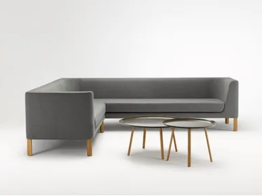 TAILORED - Corner fabric sofa by Ross Gardam