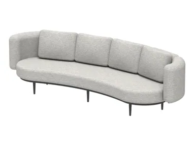 ORGANIX LOUNGE - 4 seater fabric garden sofa by Royal Botania