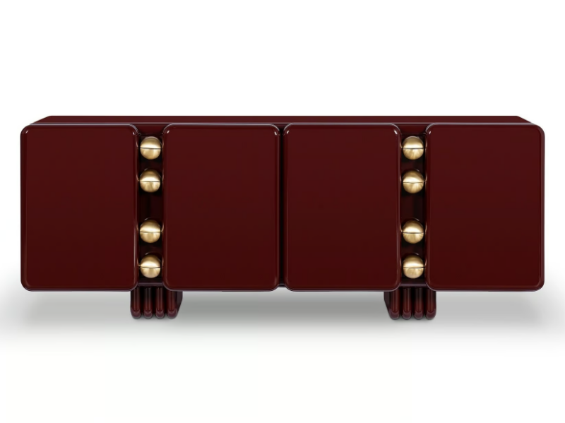 MONOLITHIC - Wooden sideboard with doors by ROYAL STRANGER
