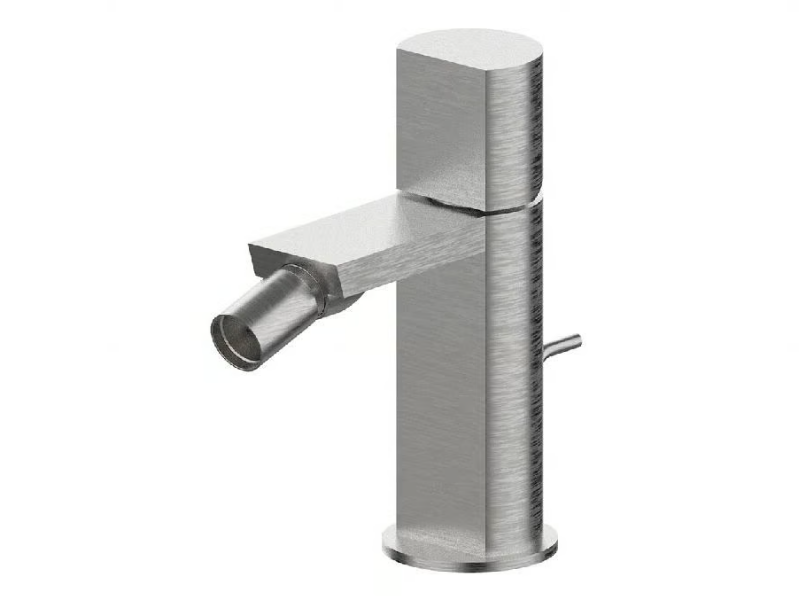BORGIA 89103B - Countertop single handle stainless steel bidet mixer by Rubinetterie Frattini