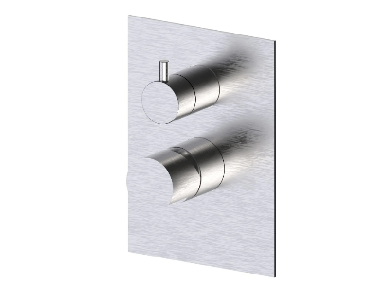 BORGIA 89541 - Single handle stainless steel shower mixer with diverter by Rubinetterie Frattini