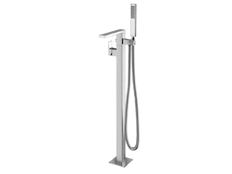 VITA DUE 35596 - Floor standing bathtub mixer with hand shower by Rubinetterie Frattini