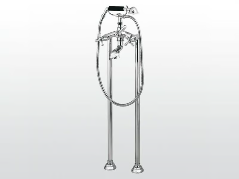 ROMA 3274CL/306 - 2 hole floor standing bathtub tap by RUBINETTERIE STELLA