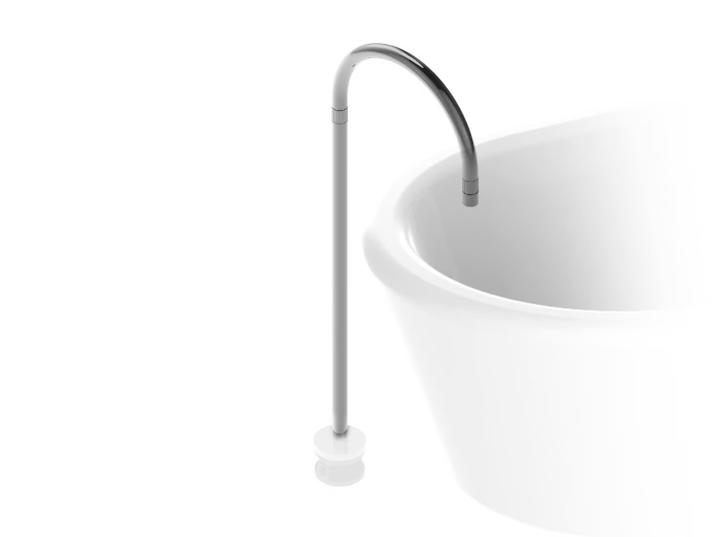 SIRIUS - Floor standing bathtub tap by RUBINETTERIE STELLA