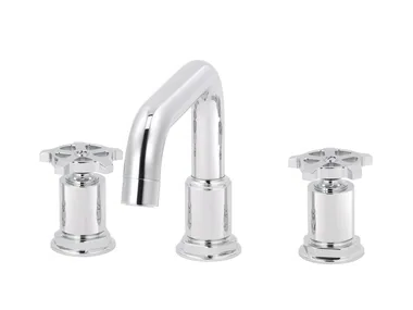 FLAMANT FACTORY - 3 hole countertop metal washbasin mixer by RVB