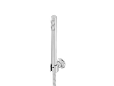 TIMES - Wall-mounted chromed brass handshower with hose for shower by RVB