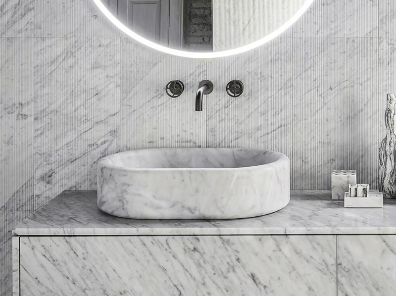 BALNEA - Countertop marble washbasin by Salvatori